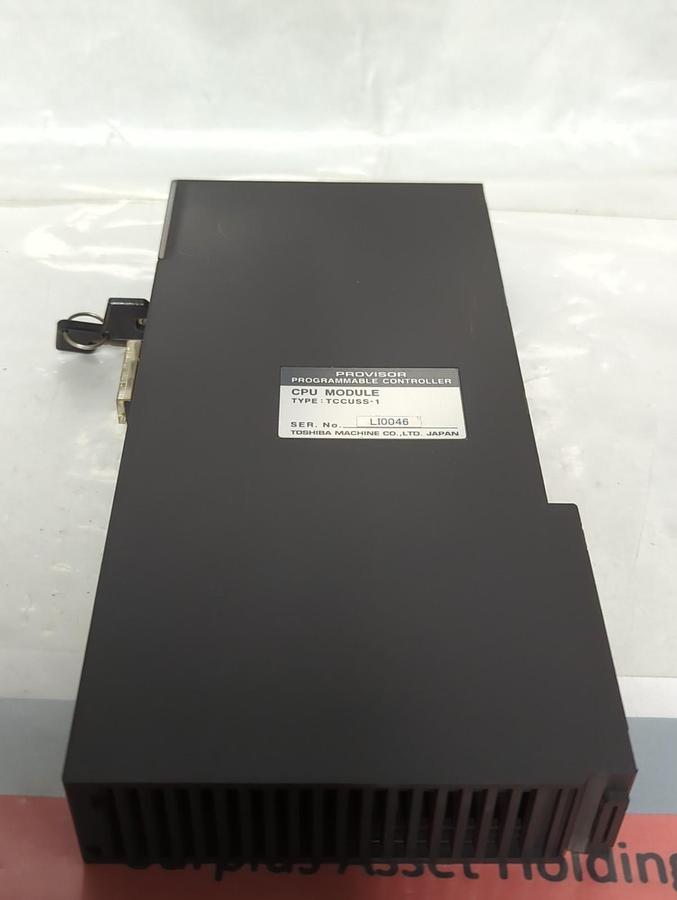 Used TOSHIBA,TCCUSS-1,PROVISOR PROGRAMMABLE CONTROLLER CPU MODULE PRE-OWNED
