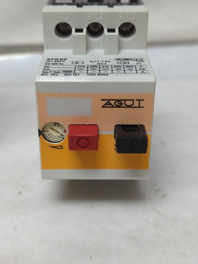 AGUT,SFKOF,MOTOR CONTACTOR SWITCH 1-1.6A NOS