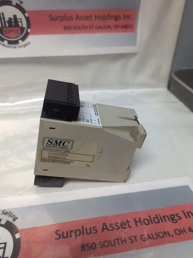 Used SMC,C4310-002A-062602-19,SGF-JR SENSITIVE GROUND FAULT RELAY .125-3AMP 0-250SEC