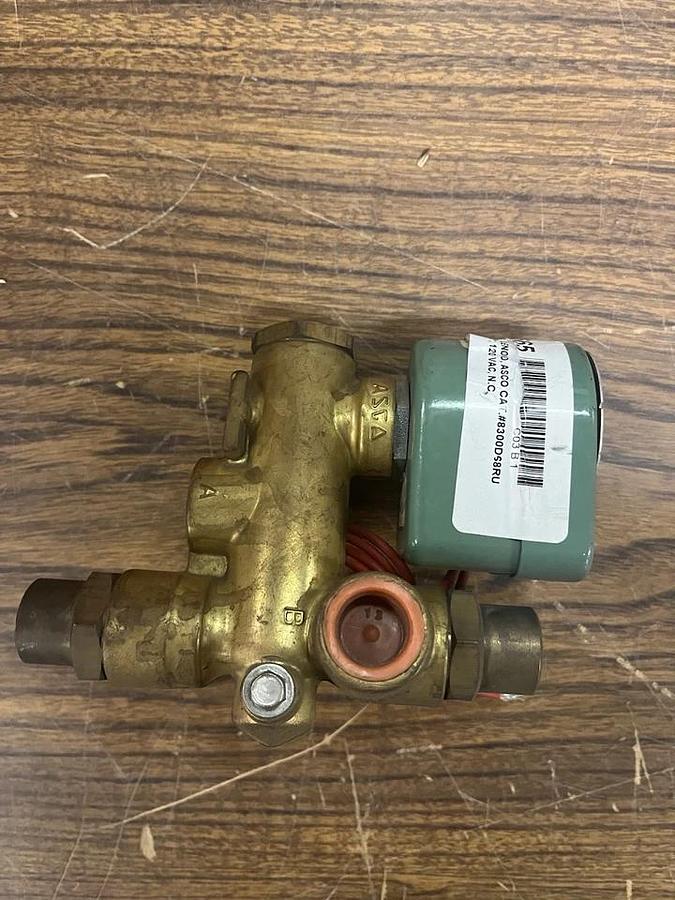 ASCO,8300D68F,SOLENOID VALVE 120V 1/2"