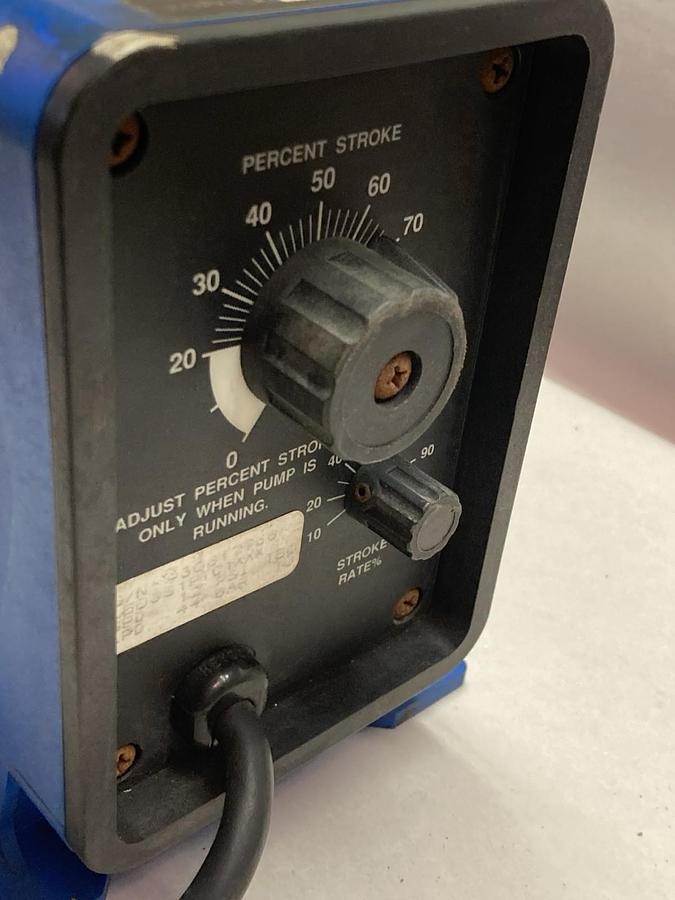 Used Pulsatron,KLB0361PXC1XXX,1-Phase Metering Pump 4A 50/60Hz