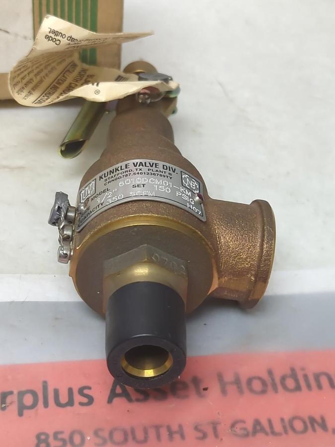 KUNKLE,6010DCM01-KM,VALVE 1/2 IN 350SCFM 150 PSIG NOS