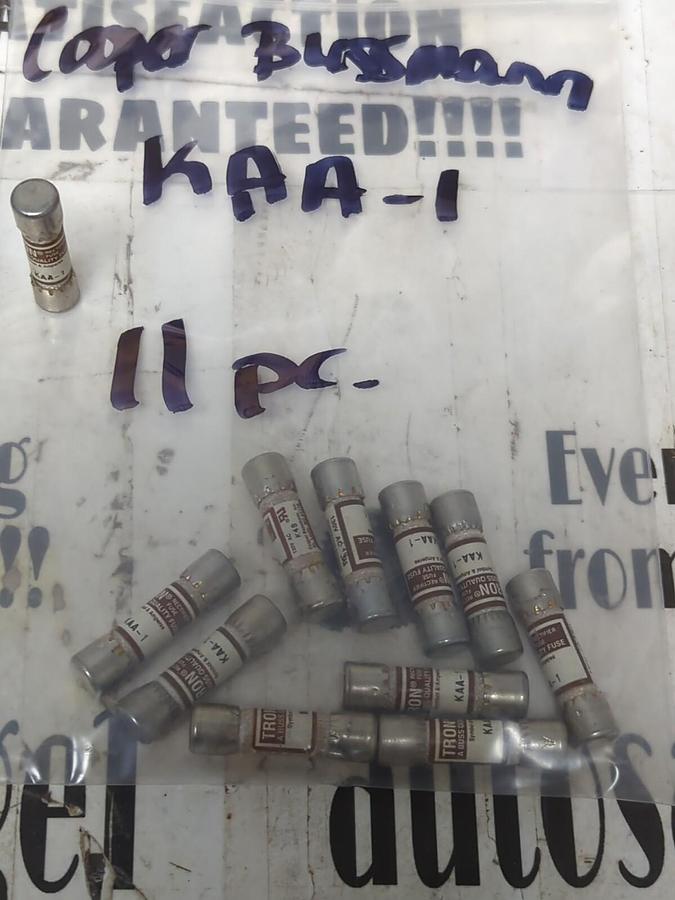 COOPER BUSSMANN,KAA-1,RECTIFIER FUSES LOT OF 11 NOS