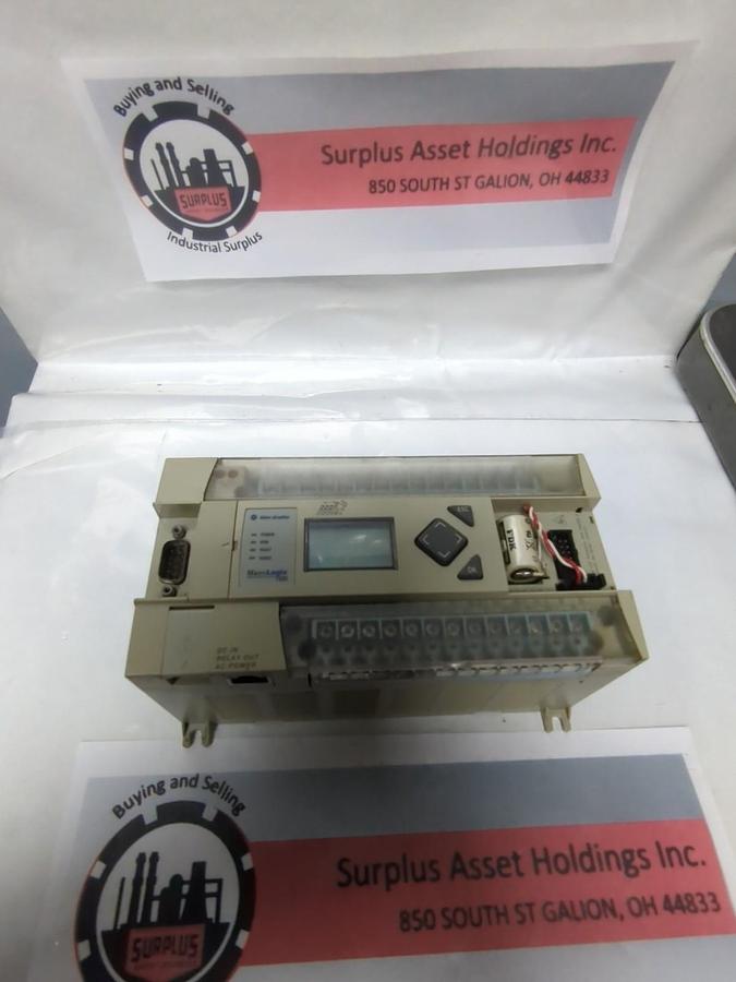 Used ALLEN BRADLEY,1766-L32BWA,MICROLOGIX CONTROLLER SER B REV A FRN 10 PRE-OWNED
