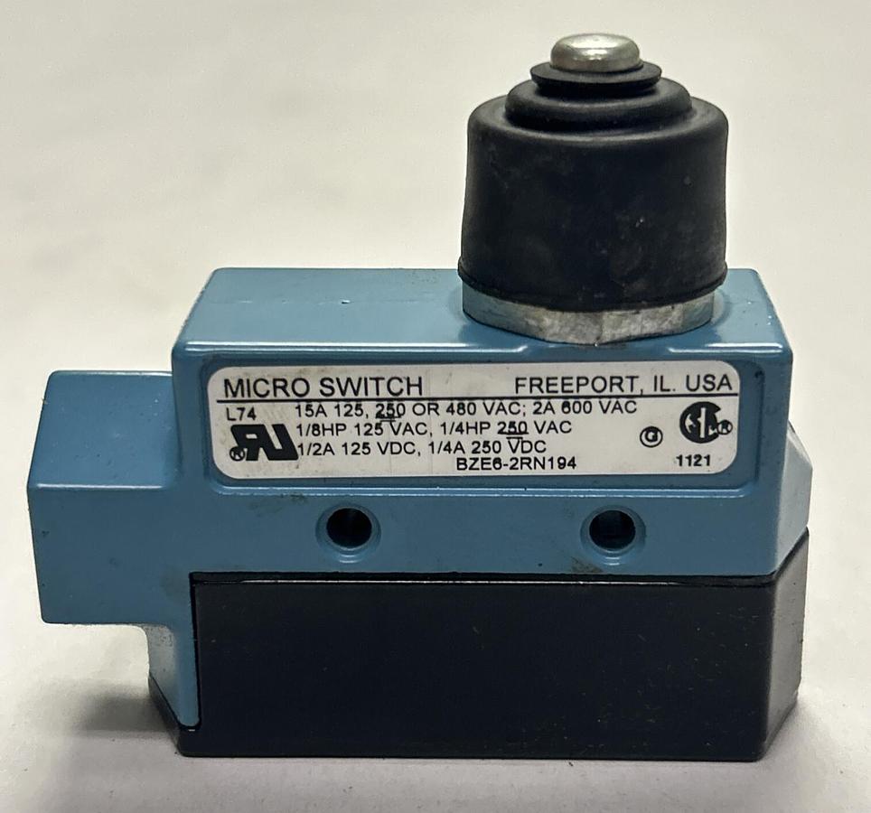 Used HONEYWELL MICROSWITCH,BZE6-2RN194,LIMIT SWITCH