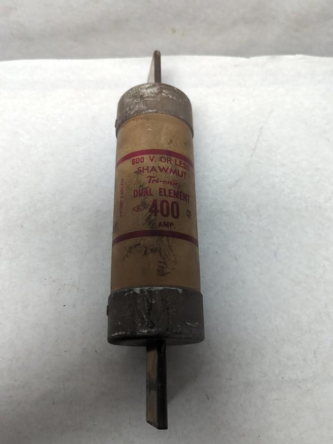 Used GOULD SHAWMUT,TRS400,RENEWABLE 400 AMP FUSE PRE-OWNED