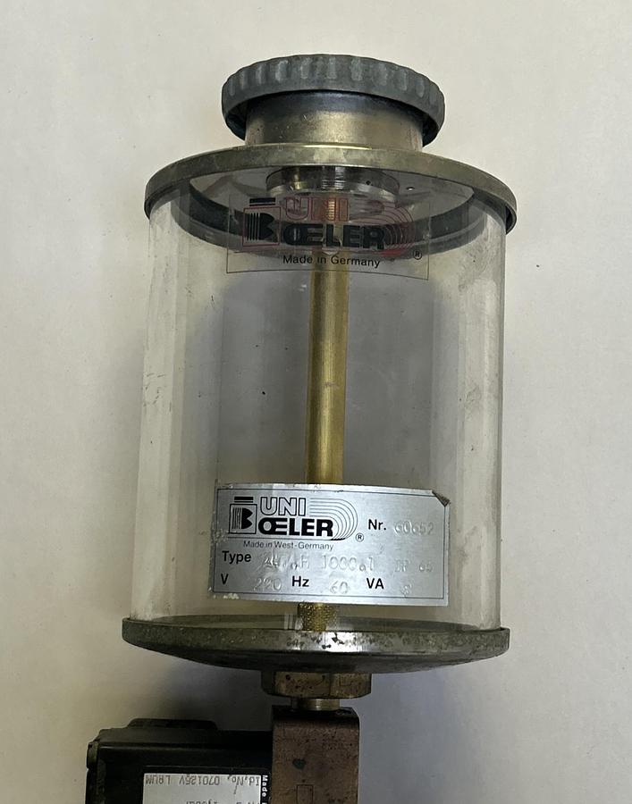 Used UNI BOELER,MET.H1000.1,OIL FILTER ASSEMBLY