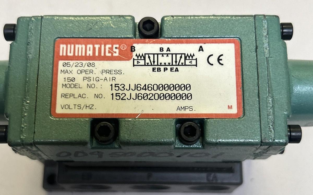 Used NUMATICS,153JJ646O000000,SOLENOID VALVE