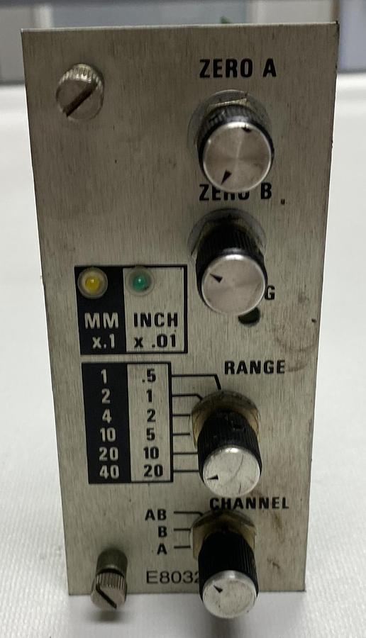 Used EDMUNDS GAGES,E8032B,PLC MODULE