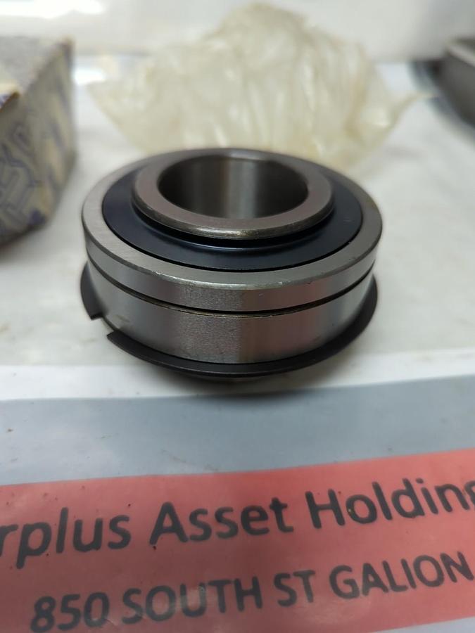 TR BEARINGS,SER 208-24,INSERT BALL BEARING WITH SNAP RING AND LOCKING COLLAR NOS