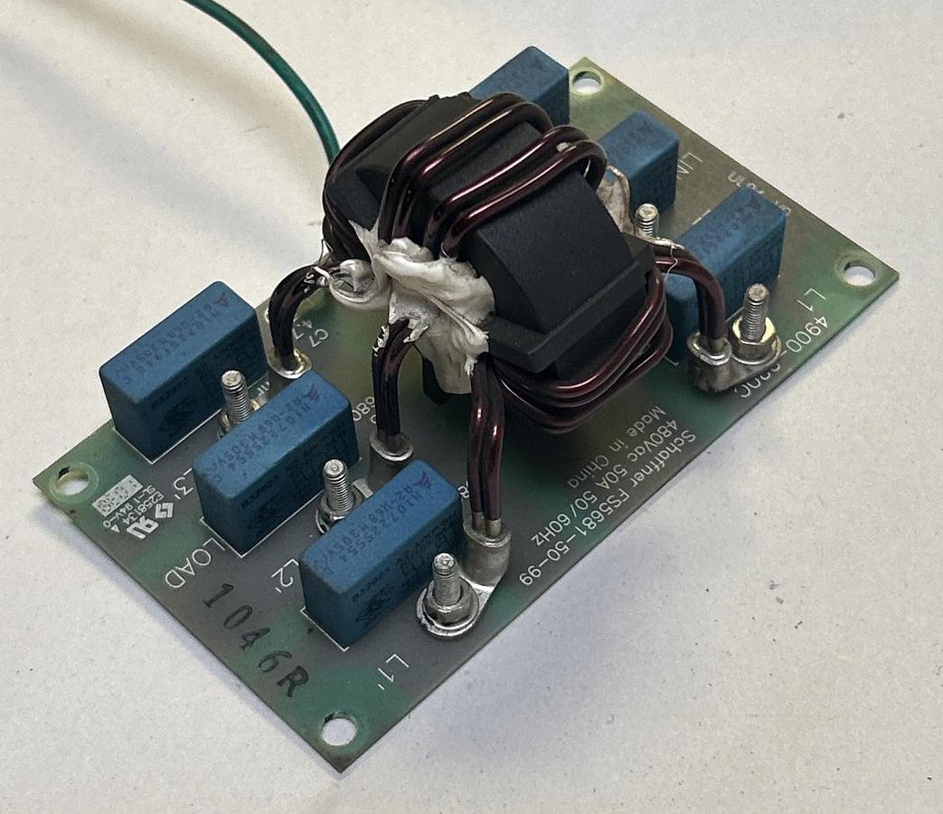 Used SCHAFFNER,FS5681-50-99,CIRCUIT BOARD