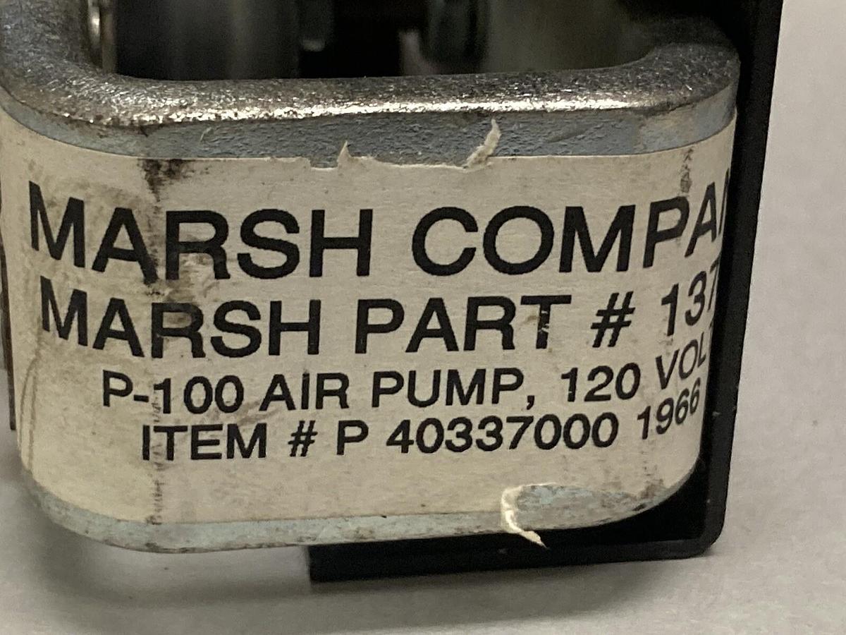 Used Marsh,40337000,Marconi Pump Repair Kit 120 Volts