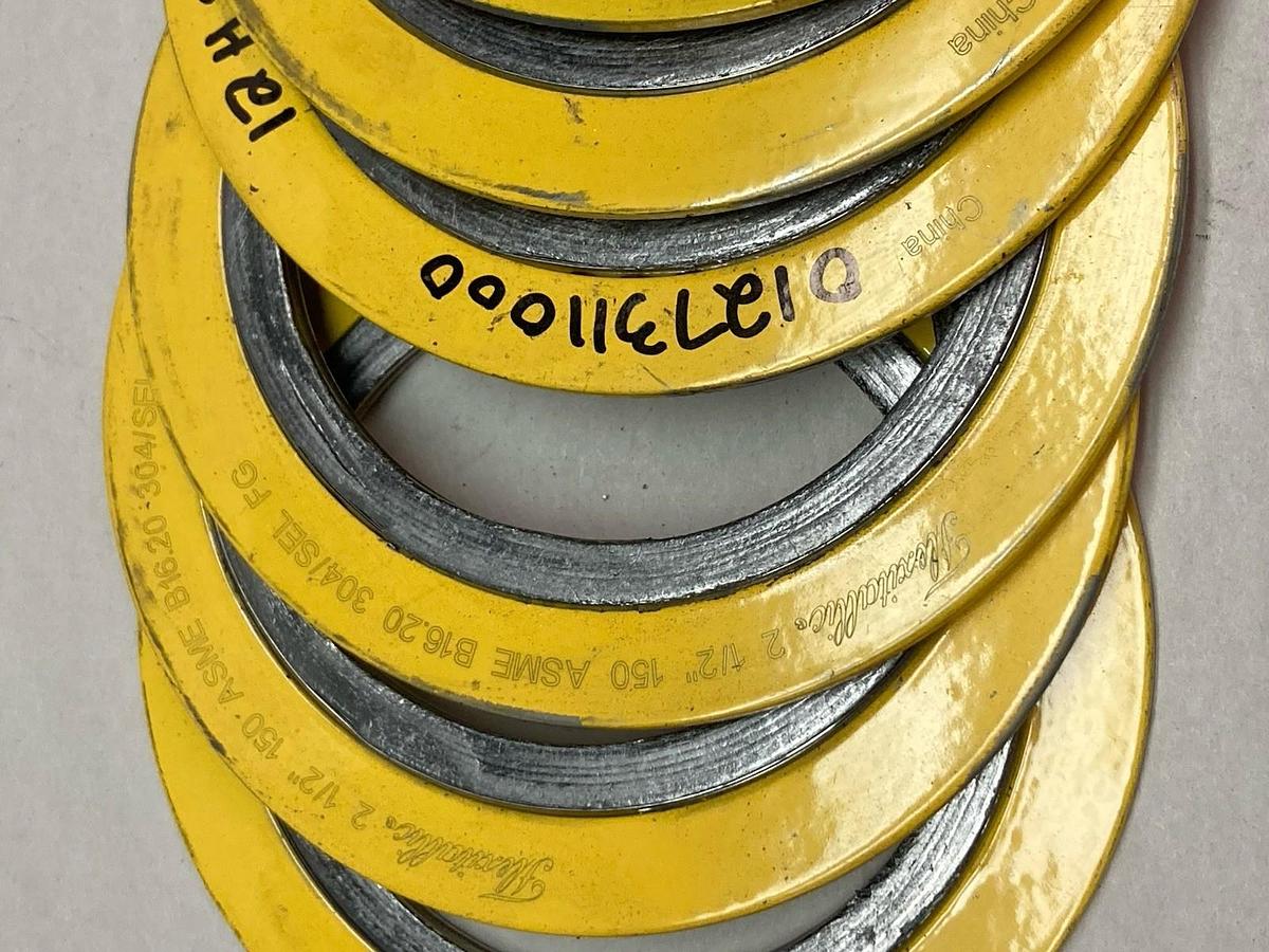 Flexitallic,150 ASME B16.20,Spiral Wound Gasket 2-1/2 Inch LOT OF 9