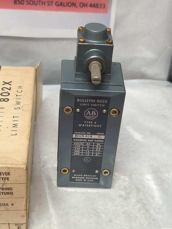 ALLEN BRADLEY,802X-A14,SERIES C LIMIT SWITCH NOS