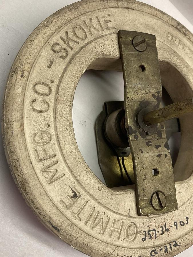 Used Ohmite,RRS750,Rheostat 750OHM