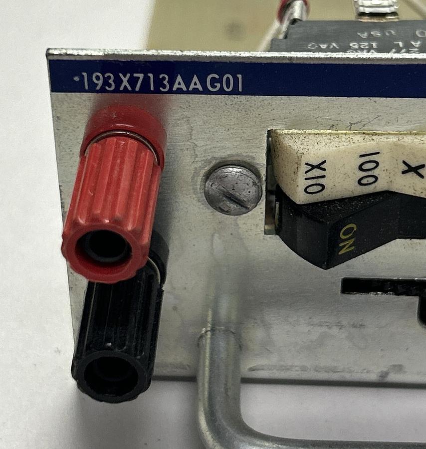 Used GENERAL ELECTRIC,193X-713AAG01,METER PC BOARD