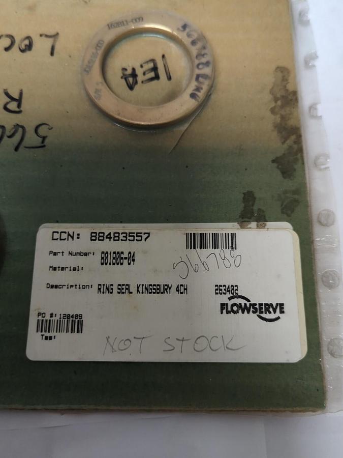 FLOWSERVE,801806-04,RING SEAL KIT NEW