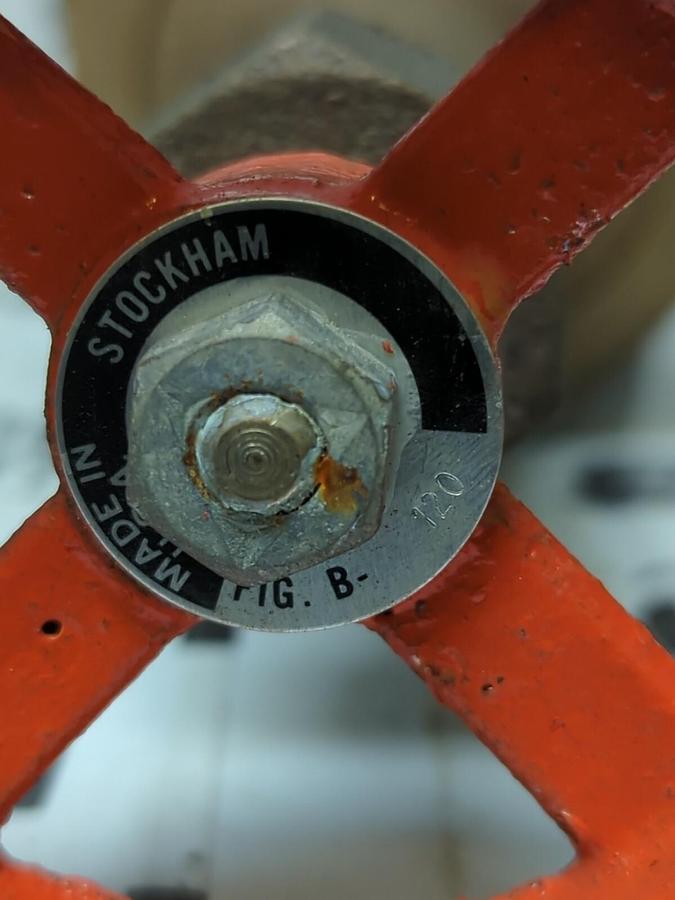 STOCKHAM,FIG B-120,2 INCH BRONZE GATE VALVE NOS