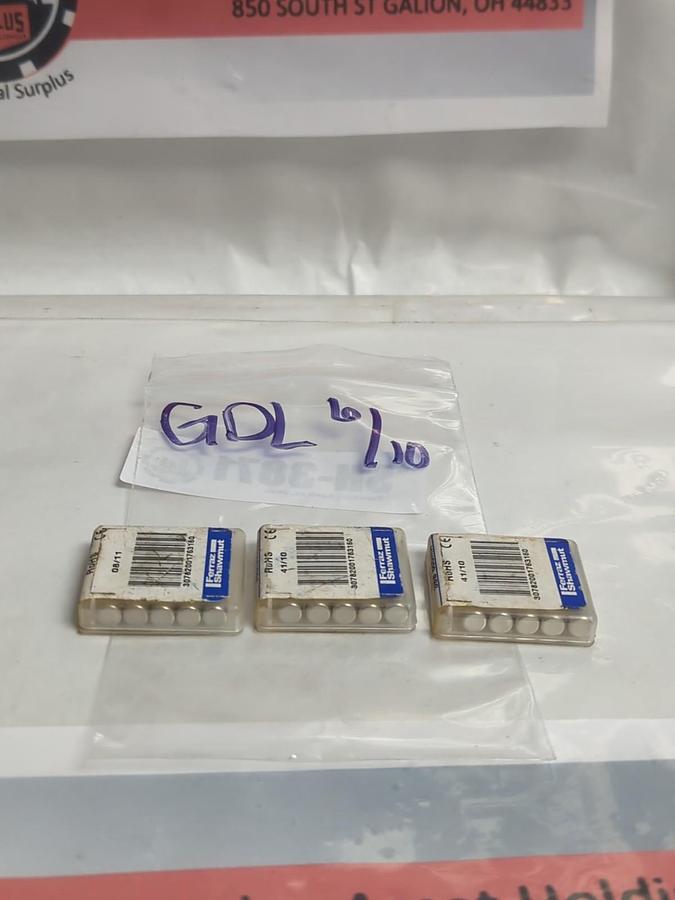FERRAZ SHAWMUT,GDL-6/10,FAST ACTING 6/10 AMP FUSE LOT OF 15 NOS