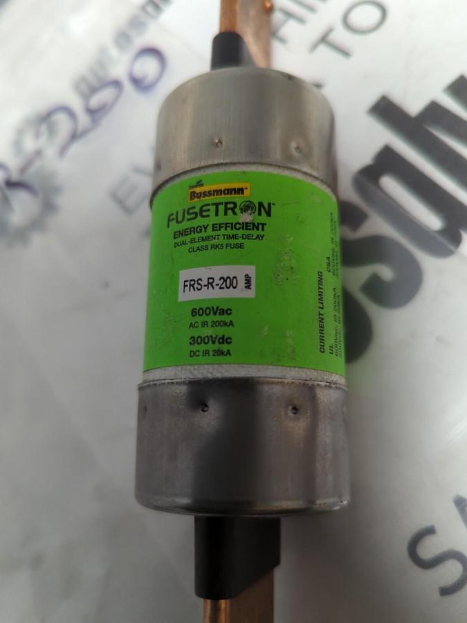 COOPER BUSSMANN,FRS-R-200,FUSETRON 200 AMP FUSE NOS