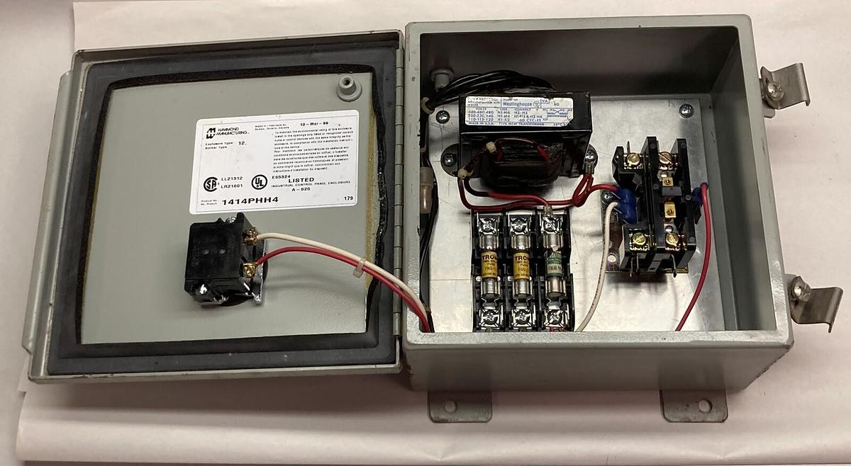 Used Hammond,1414PHH4,Steel Enclosure Type 12