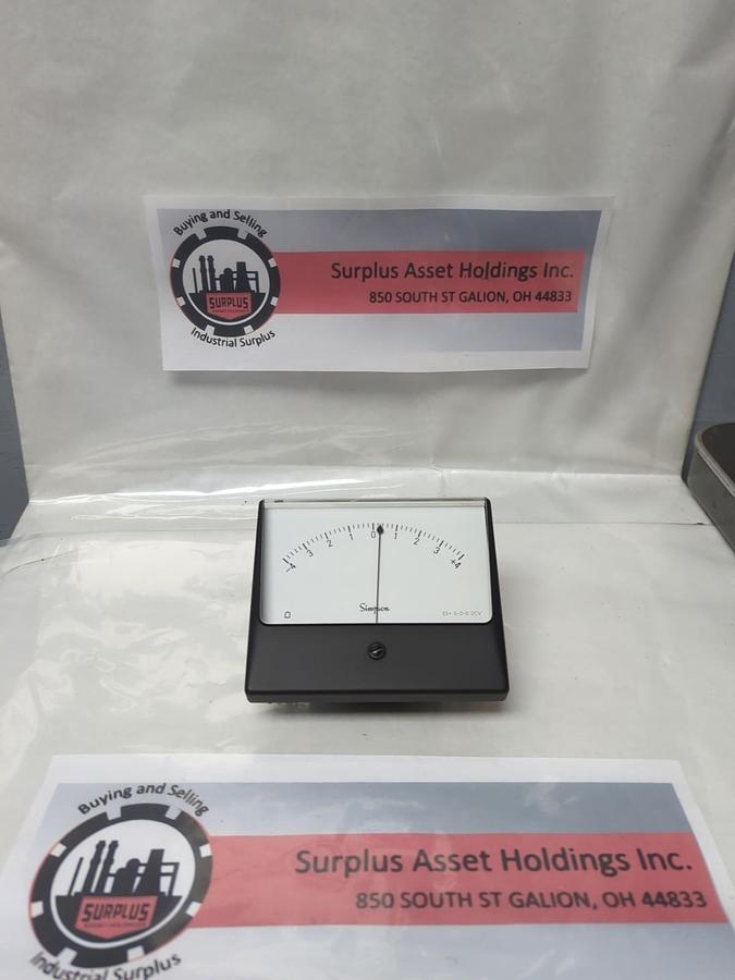 Used SIMPSON,1329,PANEL METER -4-0-+4 PRE-OWNED