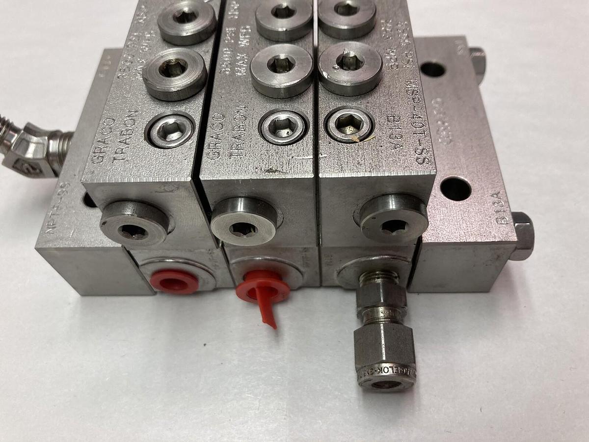 Graco,NPTF-SS,C13A Divider Valve Block