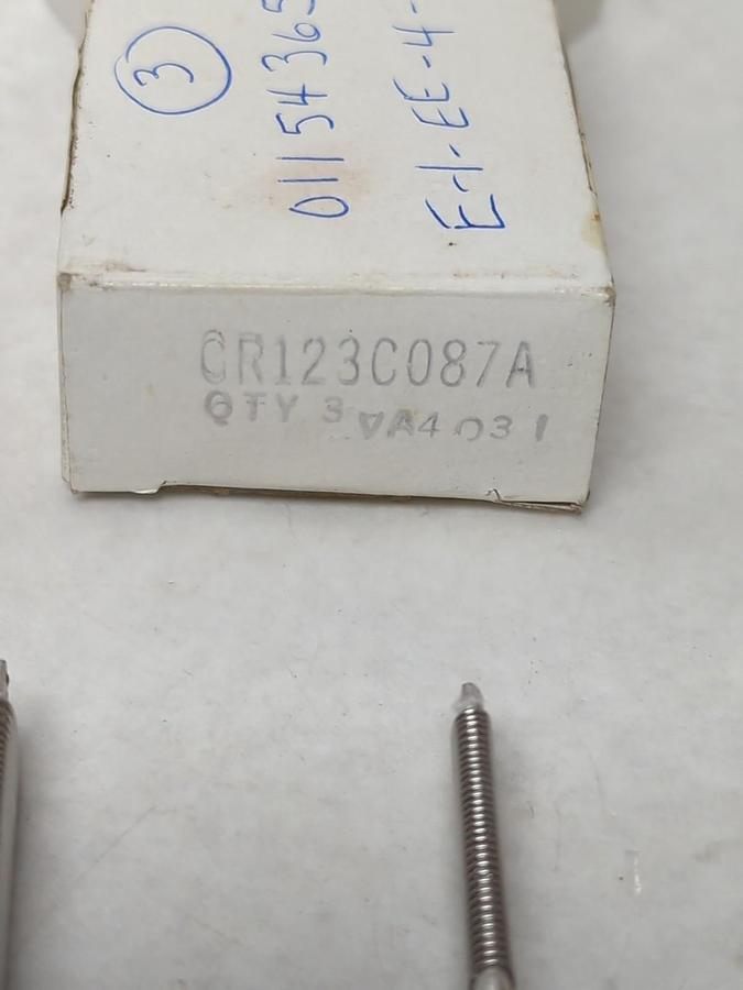 GENERAL ELECTRIC,CR123C087A,OVERLOAD HEATER ELEMENT LOT OF 3 NOS