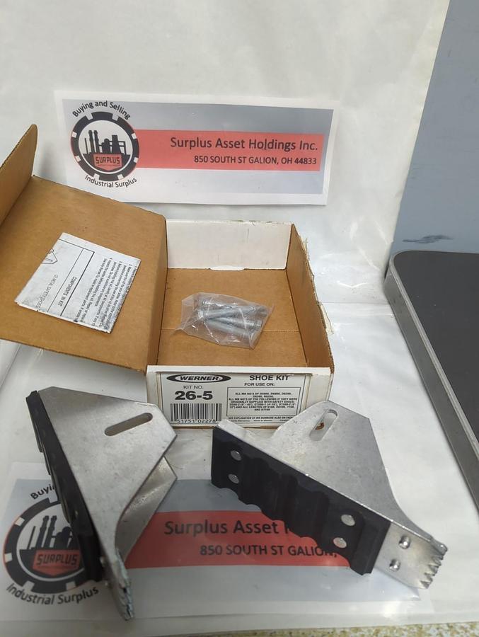 WERNER,26-5,REPLACEMENT SHOE KIT FOR LADDER NOS