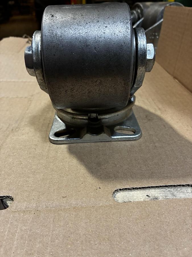 Used ALBION,4",HEAVY DUTY SWIVEL CASTER WHEEL