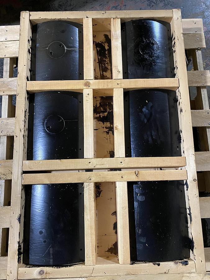 Used UNBRANDED,179C2849-G0002,Tilting Journal Bearing Liner Pads Set 15x11