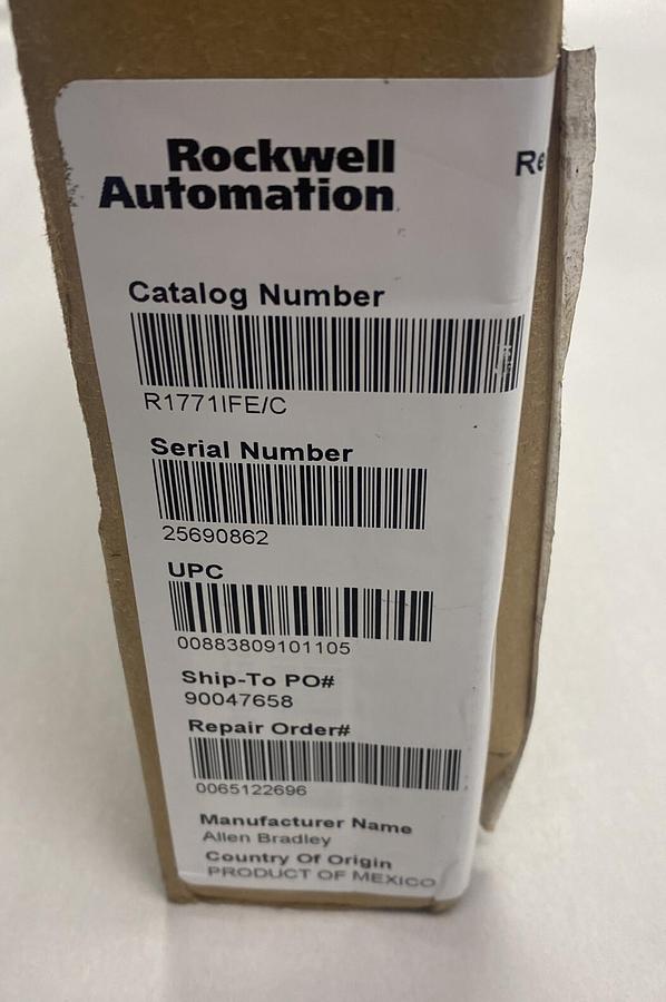 Used ALLEN BRADLEY,1771-IFE,SER C ANALOG INPUT MODULE REFURBISHED