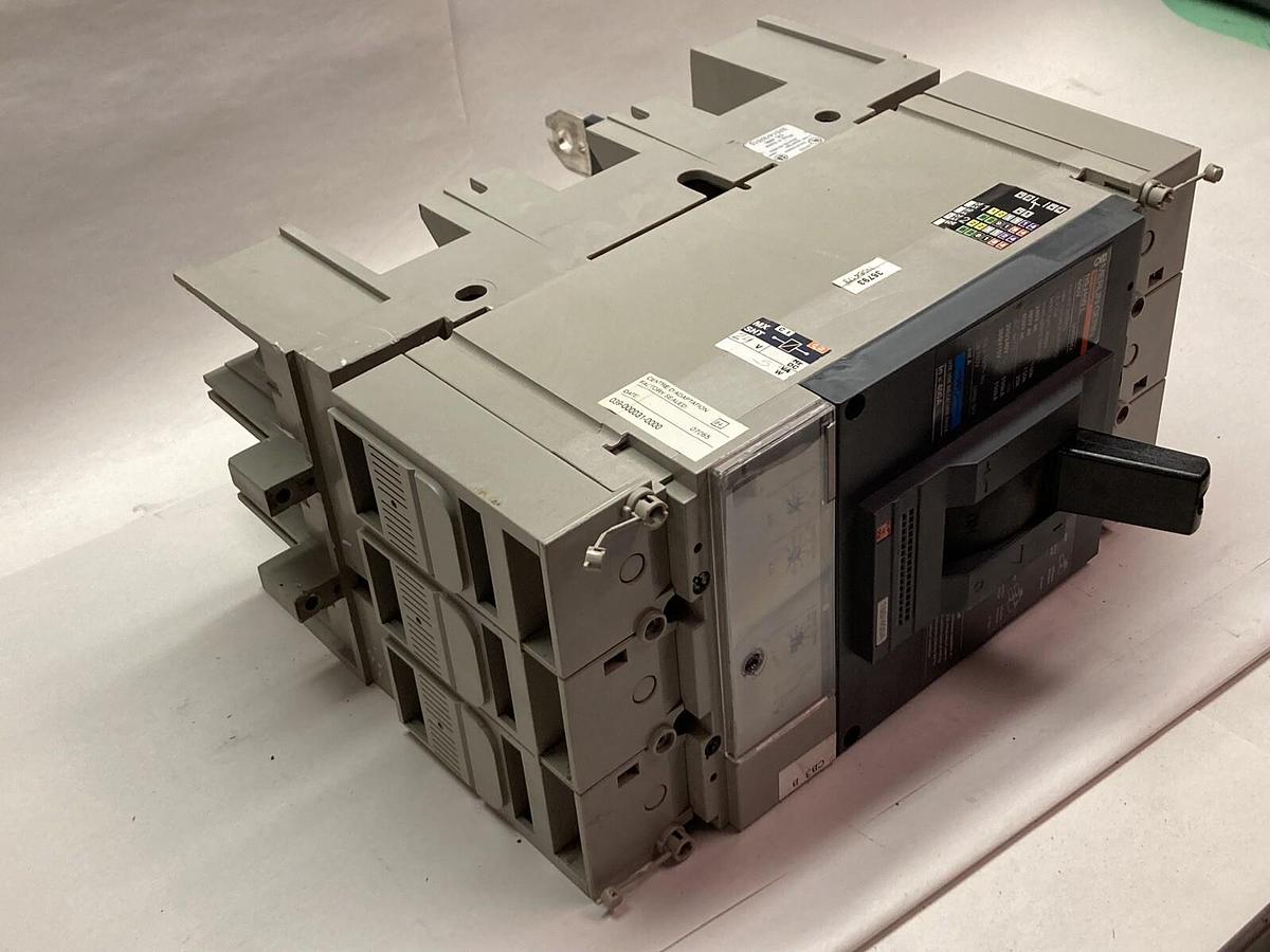 Used Merlin Gerin Compact,NSJ400 L,Circuit Breaker Trip Unit & Base 600V 50/60Hz