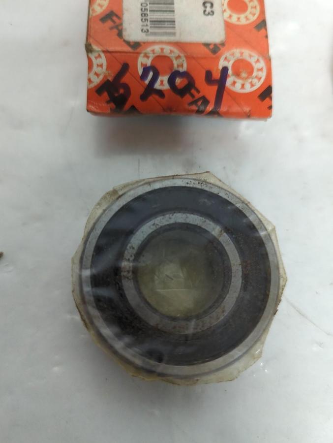 FAG,6204,BALL BEARING LOT OF 2 NOS