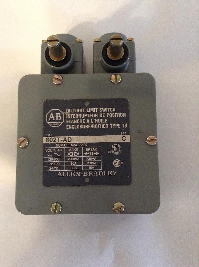 Allen Bradley,802T-AD,Oil Tight Limit Switch  Series C