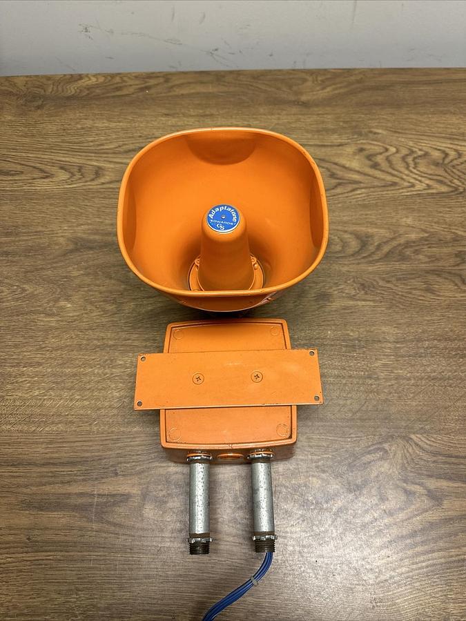 Used Edwards Adaptatone,5531M-24AQ,Multiple Tone Signal 24VAC Orange