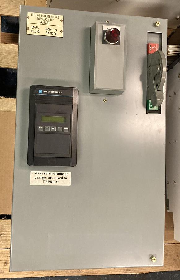 Used Allen-Bradley,2100 2163N,25 Inch VFD MCC BUCKET 5Hp 8.4A 480V 60Hz