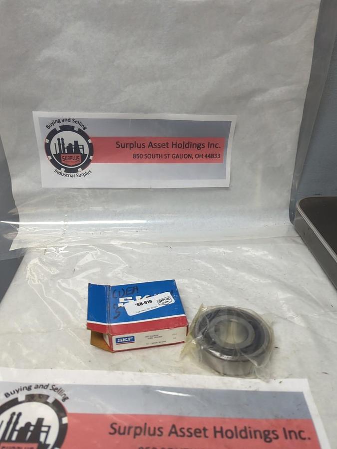 SKF,6306 2RSJEM,RUBBER SEALED DEEP GROOVE BALL BEARING NOS