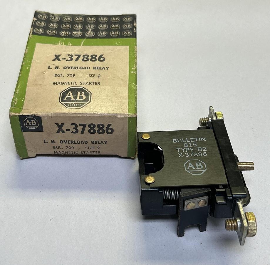 ALLEN BRADLEY,X-37886,LH OVERLOAD RELAY NOS