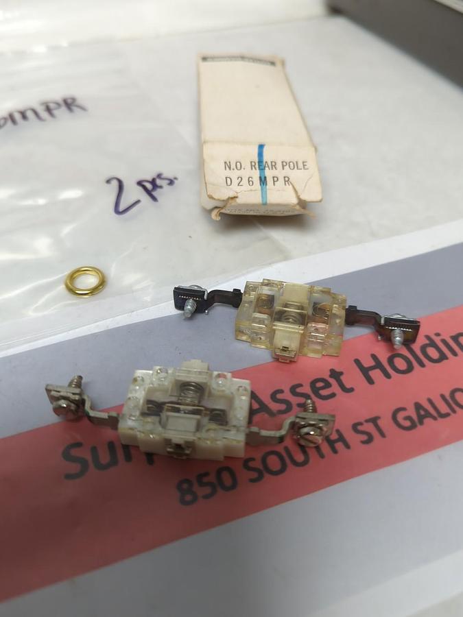 CUTLER-HAMMER,D26MPR,TYPE M RELAY POLES LOT OF 2 NOS