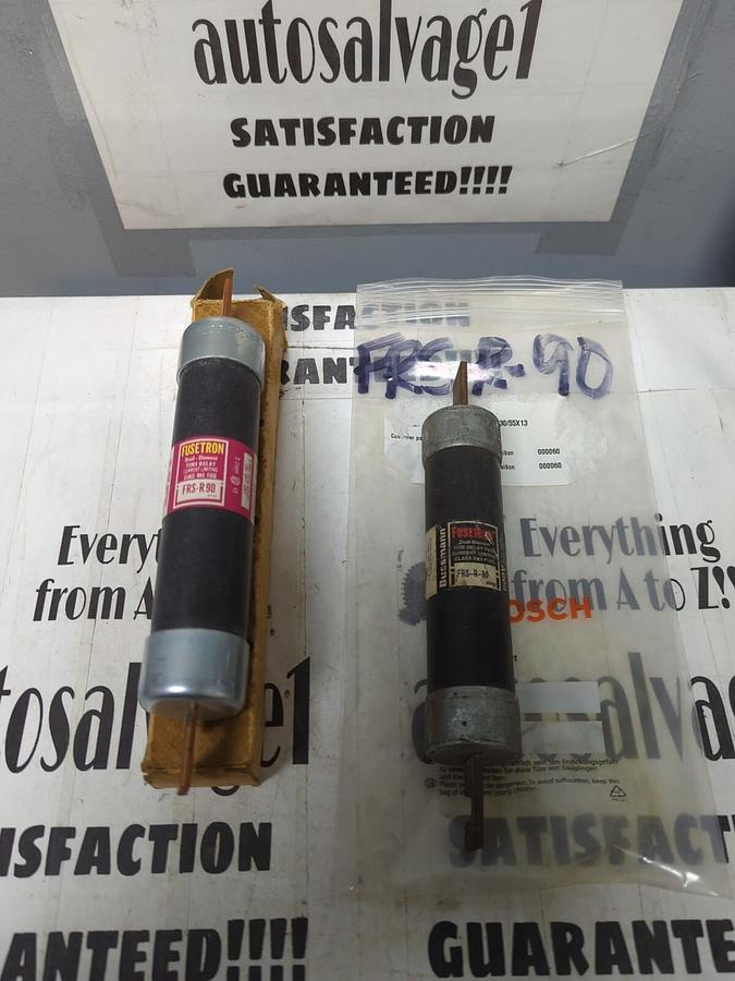 COOPER BUSSMANN,FRS-R-90,FUSETRON FUSES LOT OF 2 NOS