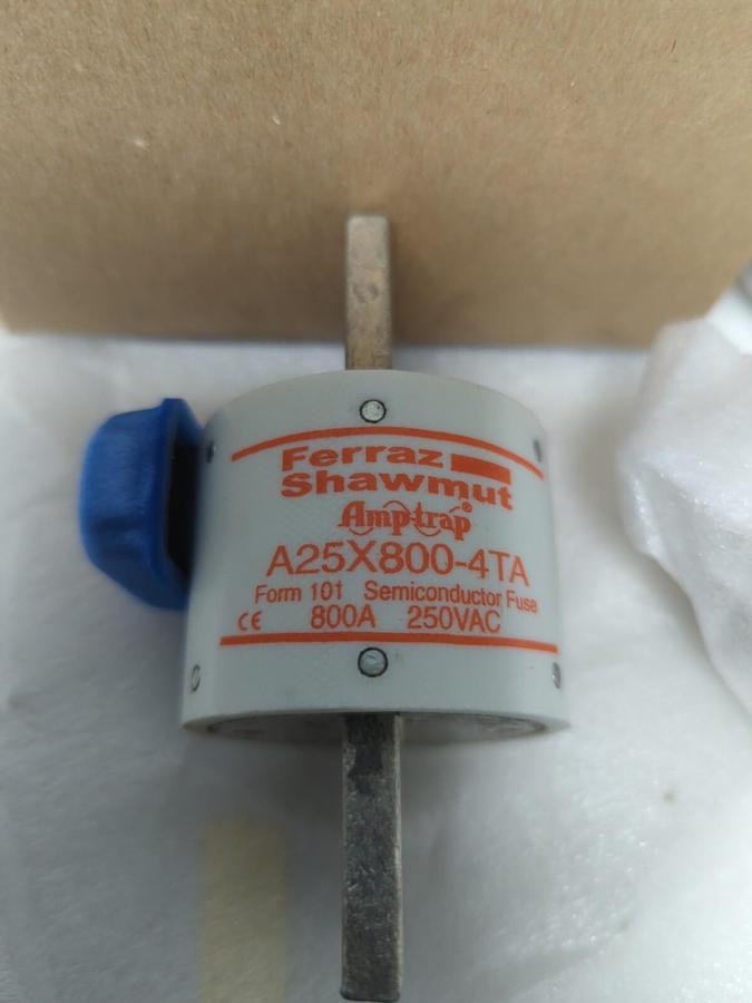 FERRAZ SHAWMUT,A25X800-4TA,AMP-TRAP FUSE 800 AMP 250 V LOT OF 3 NEW