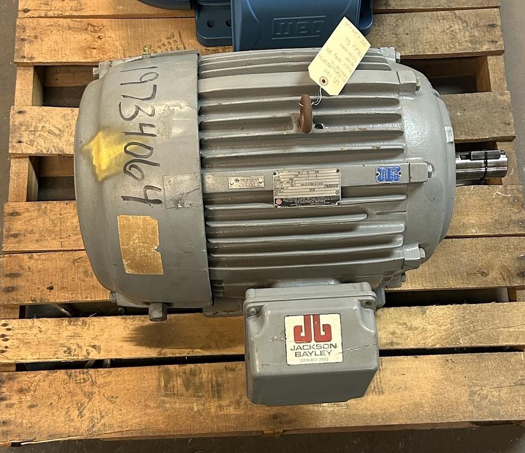 Used US ELECTRIC,F206/R02P32R014R-4,MOTOR 40HP 3535RPM 460V 3PH 324TS FRAME