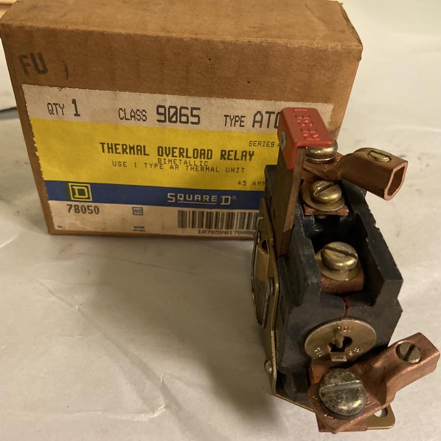 Square D,78050,Thermal Overload Relay Class 9065 AT0-1R
