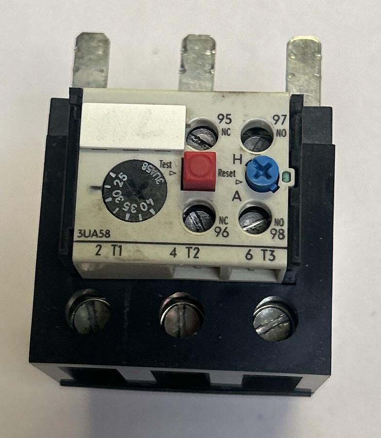 Used SIEMENS,3UA5800-2E25-40A,OVERLOAD RELAY