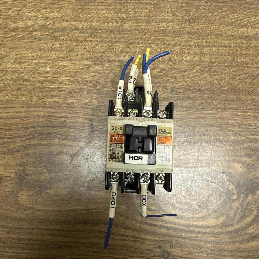 Used Fuji Electric,SC-0(13), SC13AA 4NC0F0 13Amp Contactor