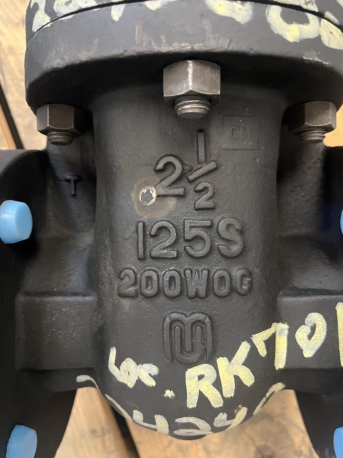 MILWAUKEE,2885-M,IBBM 2-1/2" GATE VALVE 125S 200 WOG