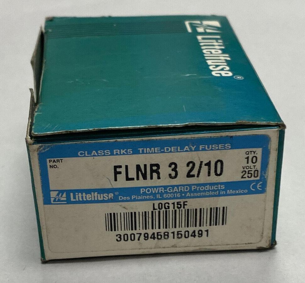 Littelfuse,FLNR3-2/10,Fuse Lot Of 8 NOS