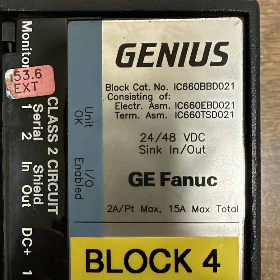 Used GE PLC,IC660BBD021,Module