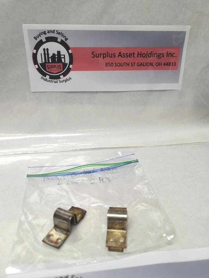 Used SYLVANIA,L135,OVERLOAD HEATER ELEMENT LOT OF 2 PRE-OWNED